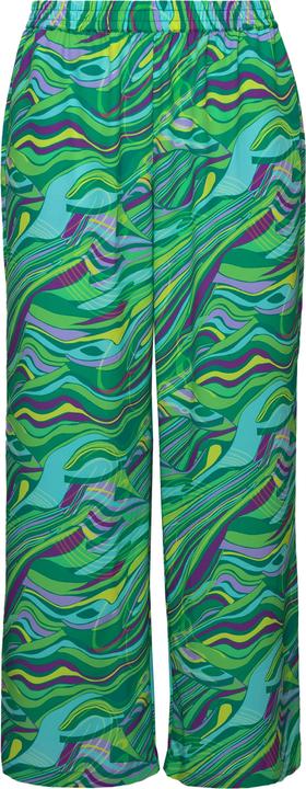 Image du produit Miamoda Pantalon à jambe droite confortable, taille élastique et imprimé all-over (42)