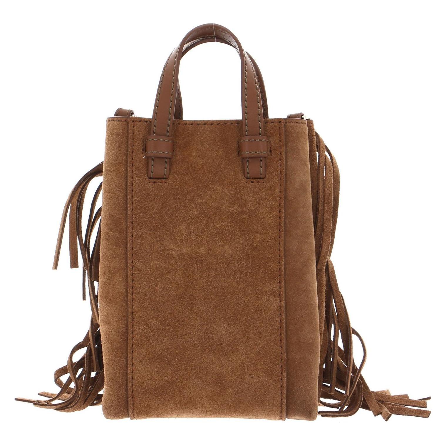 Furla, Damen, Handtasche, Miastella Mini Vertical Crossbody Bag, Braun