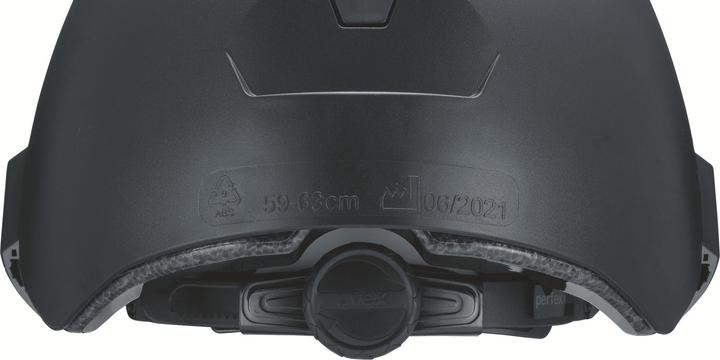 Actual product image Uvex Safety 9720940 Safety Helmet Black (52 - 58 cm)