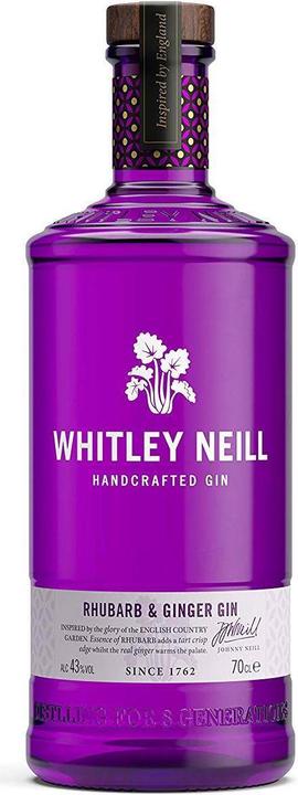 Whitley Neill Gin secco al rabarbaro e zenzero (1 x 70 cl)