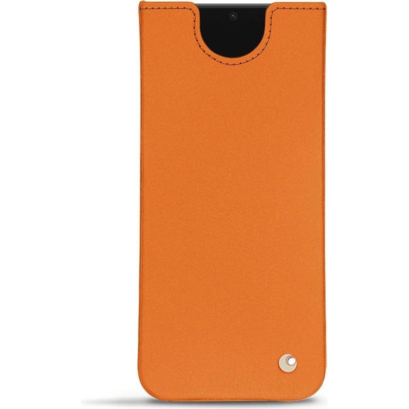 Noreve Lederschutzhülle (Samsung Galaxy S21), Smartphone Hülle, Orange