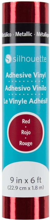 Actual product image Silhouette Metallic vinyl red