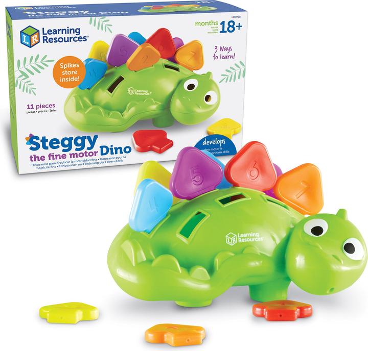 Actual product image Learning Resources Steggy The Fine Motor Dino