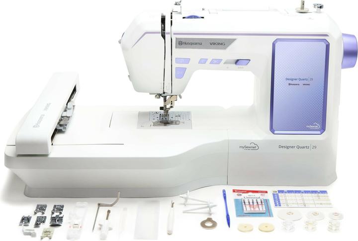Produktbild Husqvarna Nähmaschine Designer Quartz 29 Weiss