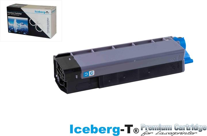 Actual product image Iceberg-T Toner OKI C5650 2'000 pages, cyan (C)