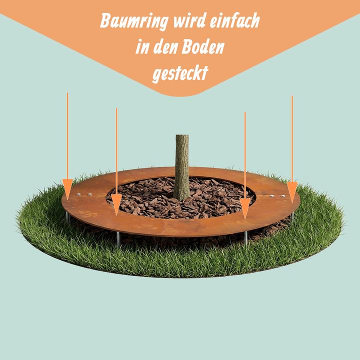 Actual product image Relaxdays tree rim (80 cm)