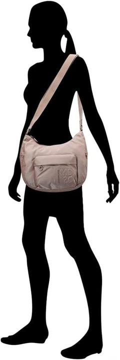 Actual product image Mandarina Duck Convertible Shoulder Bag with 3D Effect and Multiple Pockets