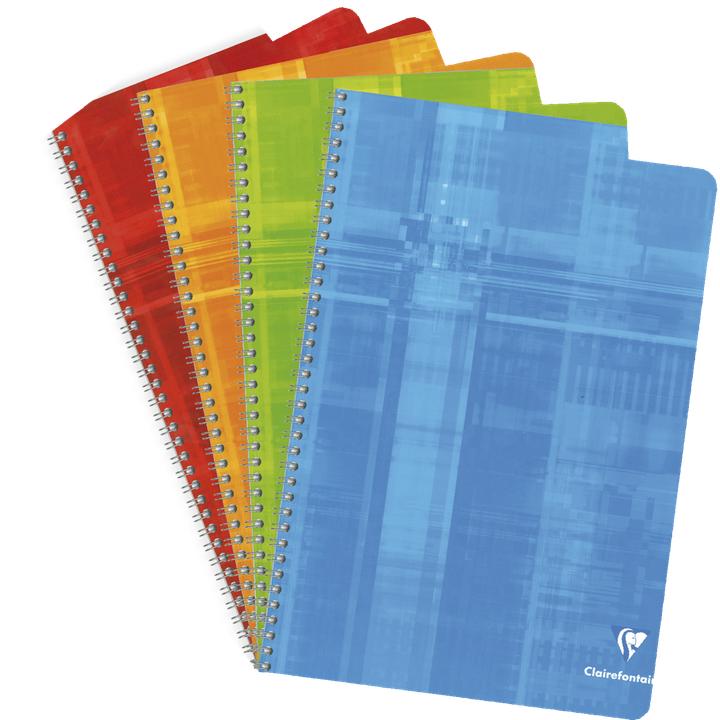 Actual product image Clairefontaine Spiral notebook (A4, Checked, Hardcover)