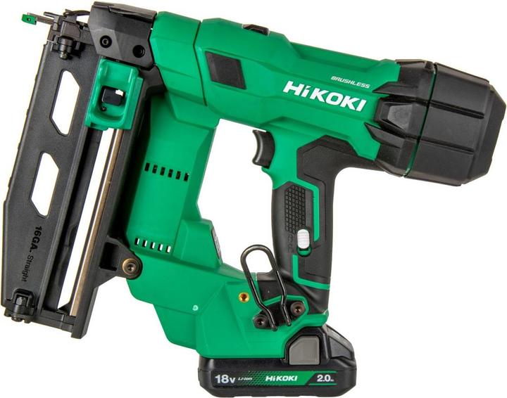 Actual product image Hikoki NT1865DSAWXZ Akkunagler 18V, 16 GAUGE, 2x 2.0Ah und Ladegerät im HSC IV Koffer (Nail gun)