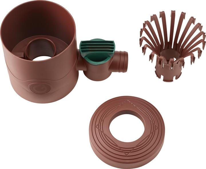 Actual product image Garantia Rainwater collector DN 68-100 with tap brown incl. filter insert