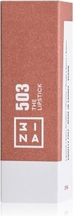 Immagine prodotto 3INA Makeup The Lipstick 503 Rossetto nudo con vitamina E e burro di karité Colore labbra a lunga durata (Tappetino rosa nudo)