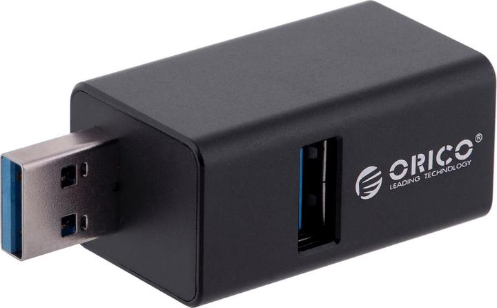 Produktbild Orico HUB USB Mini hub 3x USB-A 2.0 (MINI-U32L-BK-BP) (USB-A, 3 Ports)