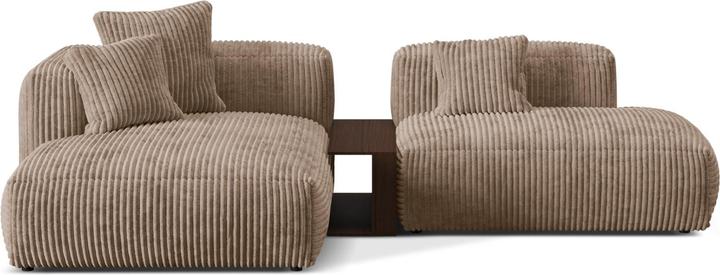 Image du produit Micadoni Canapé D'Angle Gauche Modulaire, "Martina", 2 Places, 285x176x75 Fabriqué en Europe (Canapé modulaire, Canapé d'angle)