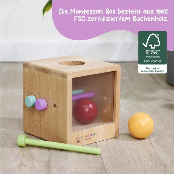 Actual product image Eichhorn EH Montessori box with balls
