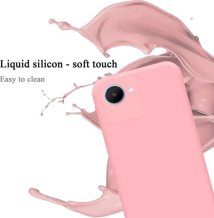 Actual product image Cadorabo TPU Liquid Silicone Case Cover for Realme C30 / Narzo 50i PRIME (Realme Narzo 50i Prime, Nokia C30)