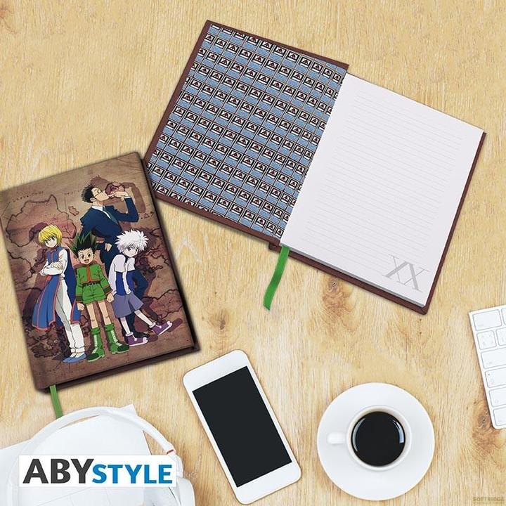 Actual product image ABYstyle Notebook A5 Premium Hunter x Hunter : Group (A5, Hardcover)