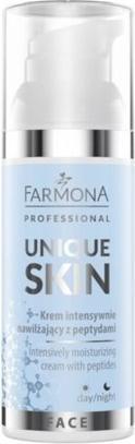 Actual product image Farmona PROFESSIONAL Unique Skin krem intensywnie nawilżający z peptydami 50ml (50 ml, Face toner)