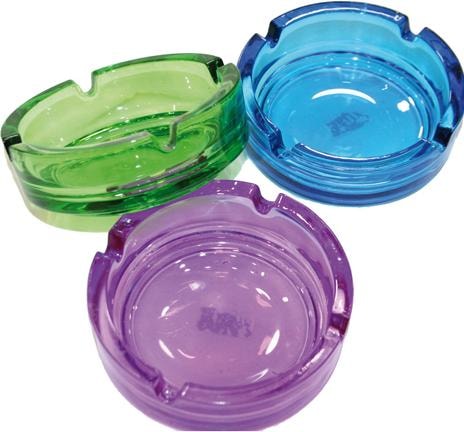 Produktbild Magni Aschenbecher Glas bunt sortiert 10,5x3,8cm