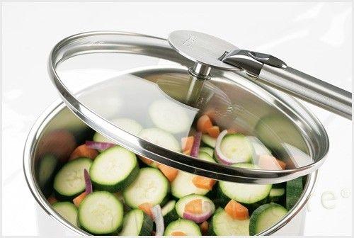 Actual product image Cristel Pot lid Strate, Ø 32 cm Platinum (32 cm, Metal, Glass)