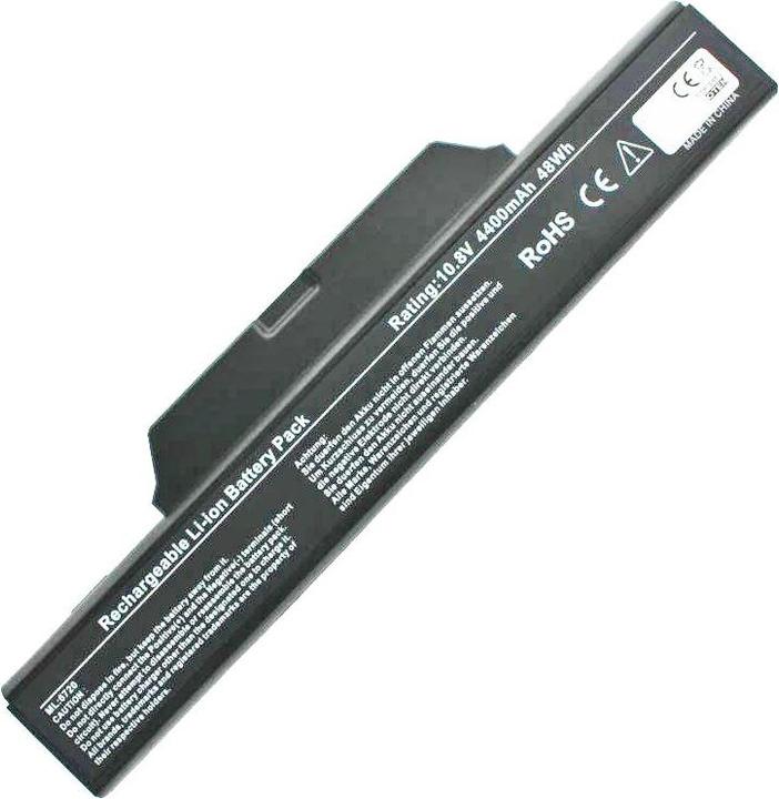 Actual product image Compaq Akku 510, 511, 515, HSTNN-IB51, HSTNN-IB52 (6 Cells, 4400 mAh)