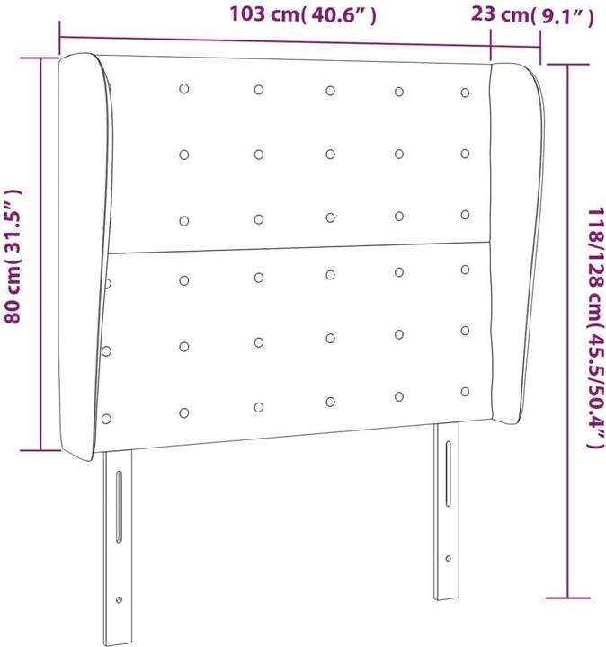 Produktbild VidaXL Olova (103 x 23 x 128 cm)