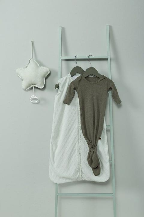 Actual product image Baby's only Babys only knotted romper, melange khaki, size 50/56 (50)