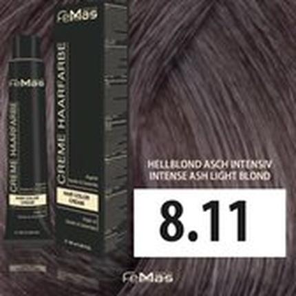 Produktbild FemMas (8.11) Haarfarbe Hellblond Asch Intensiv 100ml (8.11 Hellblond Asch Intensiv)