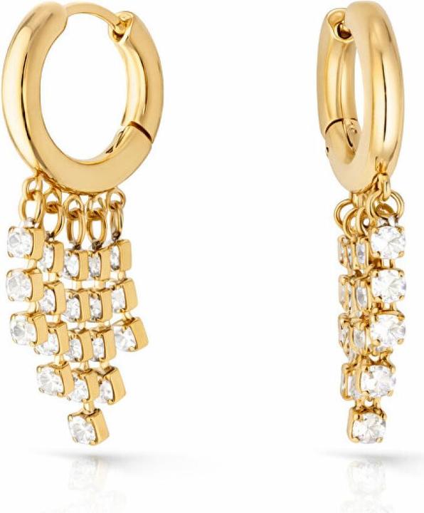 Immagine prodotto Liu Jo - Gold-plated dangle earrings with crystals LJ2993