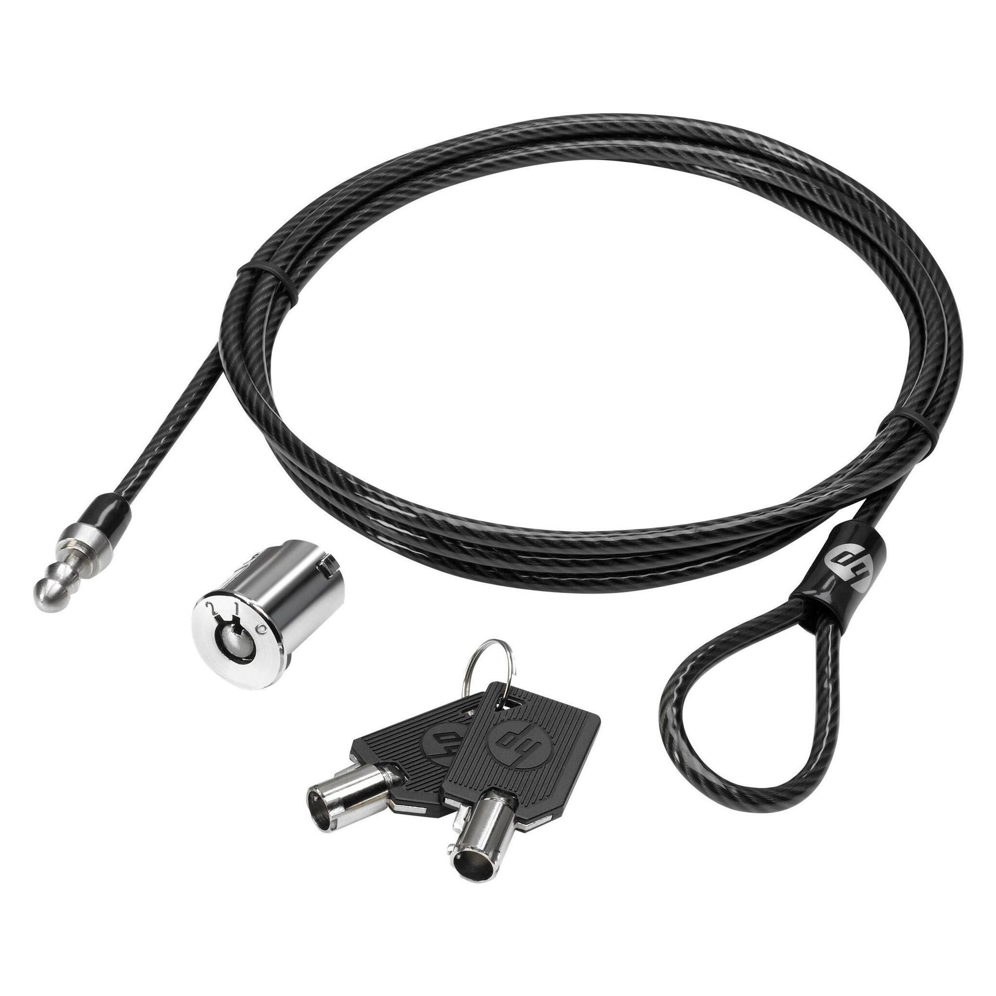HP Docking Station Cable Lock, Notebook Security, Schwarz