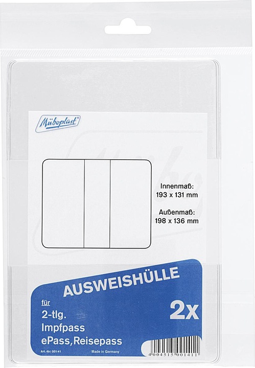 Actual product image Müboplast identity card cover set (2 x)