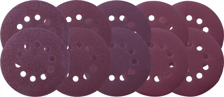 Actual product image Scheppach Schleifpapier (80, 120, 180, 240, 2x K40 each)