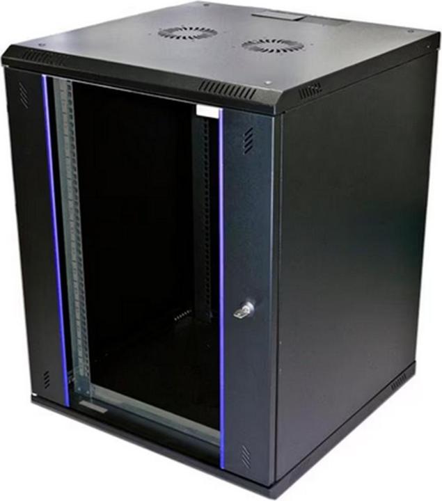 Image du produit Wirewin Armoire murale 600X450X12U Pro 2nd Gen 19 / 12UH / Noir (12 HE, Rack 19 pouces)