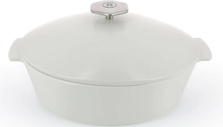 Revol RVL 2 Kasserolle oval, 33x27x16 cm, 4.2 l, weiss, Induktion (Kochtopf)
