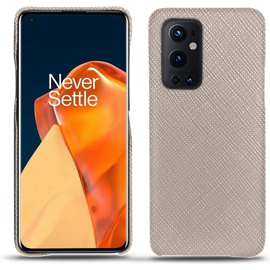 Noreve Lederschutzhülle (OnePlus 9 Pro), Smartphone Hülle, Beige