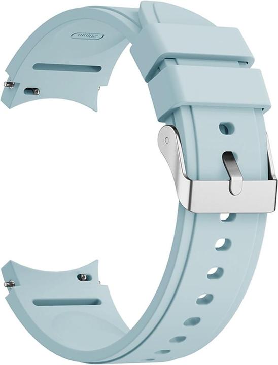 Produktbild König Design Sport Ersatz Armband für Samsung Galaxy Watch 4 Classic 46 mm Silikon Band Loop (Silikon)