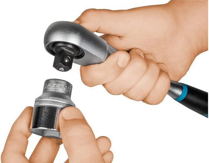 Actual product image HAZET HiPer fine-tooth reversible ratchet ∙ safety locking 8816HPS ∙ Square, solid 10 mm (3/8 inch)… (3/8")