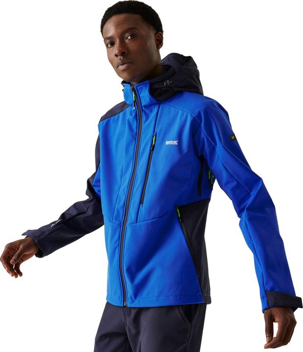 Actual product image Regatta Mens Hewitts X Colour Block Soft Shell Jacket (L)