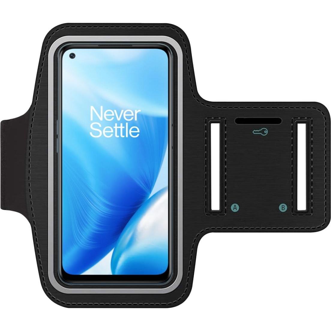 SmartFitness OnePlus Nord N200 5G Handy Sport Armband, Smartphone Sportarmband, Schwarz