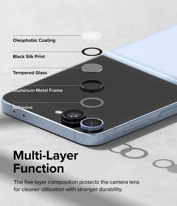 Image du produit Ringke Screen Protector for Galaxy Z Fold 6 CAMERA LENS FRAME GLASS 2 pack (2 pièce(s), Samsung Galaxy Z Fold6)