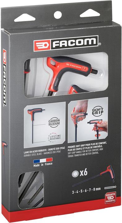 Actual product image Facom T-Griff Stiftschlüssel-Set