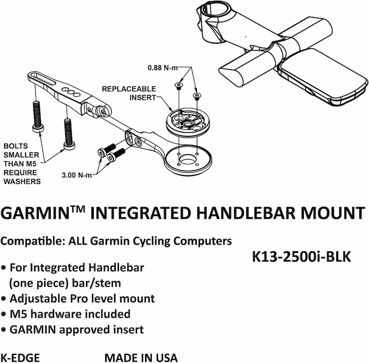 Immagine prodotto K-Edge GARMIN IHS Mount