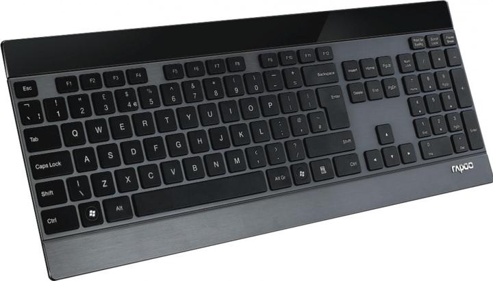 Actual product image Rapoo Kabellose Metall-Tastatur E9270, Schwarz (DE, Cable)