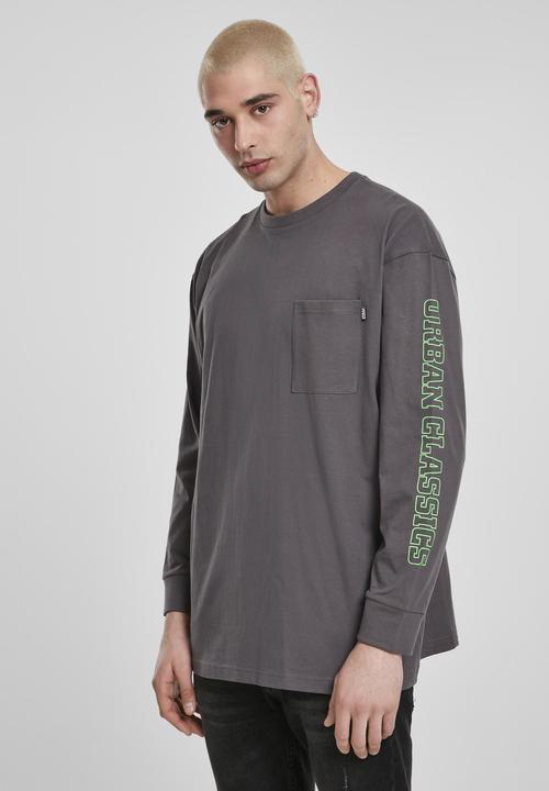 Produktbild Urban Classics Neon Logo Boxy Pocket LS (S)