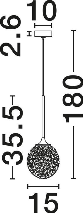 Actual product image Nova Luce Mirano (G9)