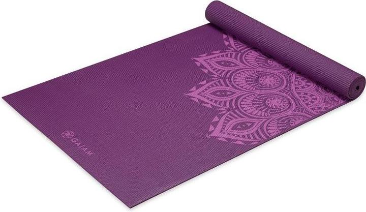 Immagine prodotto Gaiam Lila Mandala Yogamatte 6mm 62202 (6 mm)