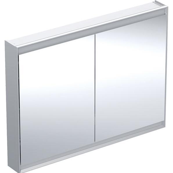 Geberit, Spiegelschrank, ONE Spiegelschrank mit ComfortLight, 2 Türen, Aufputzmontage, 120x90x15cm, 505.815.00.