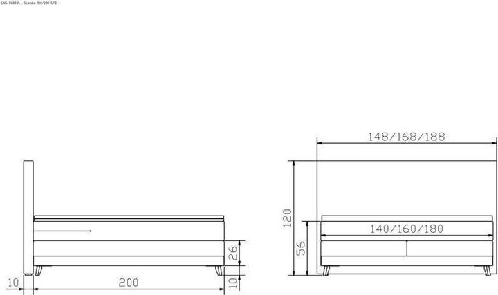 Produktbild Hasena Scandia (180 x 200 cm)