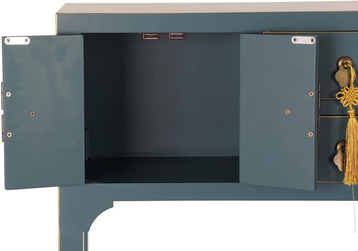 Image du produit Console orientale en chêne et MDF (63 x 26 x 83 cm)