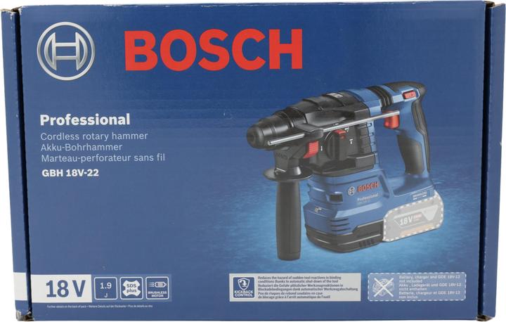 Image du produit Bosch Professional Marteau perforateur sans fil avec SDS plus GBH 18V-22