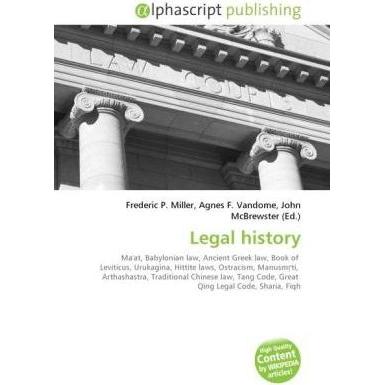 Legal history, Fachbücher